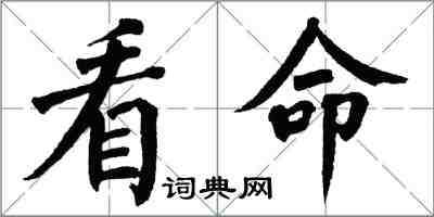 翁闓運看命楷書怎么寫