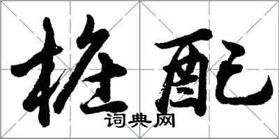 胡問遂樁配行書怎么寫