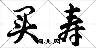 胡問遂買壽行書怎么寫