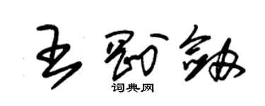 朱錫榮王剛劍草書個性簽名怎么寫