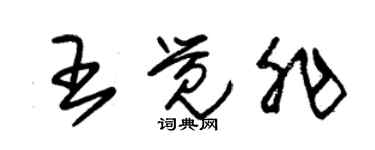 朱錫榮王覺非草書個性簽名怎么寫