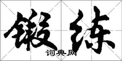 胡問遂鍛練行書怎么寫