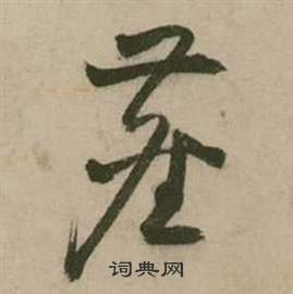 行草詩文卷中張弼的寫法