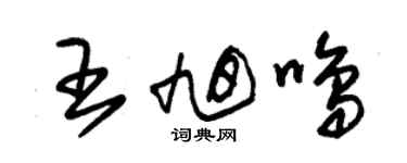 朱錫榮王旭鳴草書個性簽名怎么寫