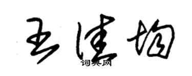 朱錫榮王佳均草書個性簽名怎么寫