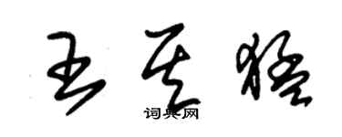朱錫榮王其猛草書個性簽名怎么寫