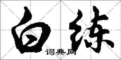 胡問遂白練行書怎么寫