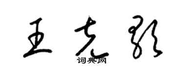 梁錦英王克歌草書個性簽名怎么寫