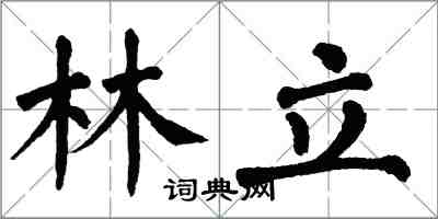 翁闓運林立楷書怎么寫