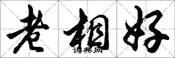 胡問遂老相好行書怎么寫