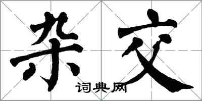 翁闓運雜交楷書怎么寫