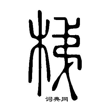 說文解字寫的梯