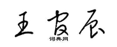 梁錦英王官辰草書個性簽名怎么寫