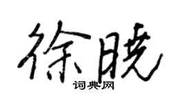 王正良徐曉行書個性簽名怎么寫