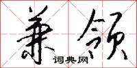 兼任的意思_兼任的解釋_國語詞典