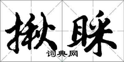 胡問遂揪睬行書怎么寫