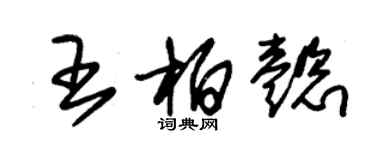 朱錫榮王柏懿草書個性簽名怎么寫