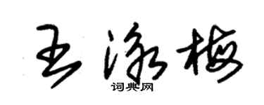 朱錫榮王泳梅草書個性簽名怎么寫