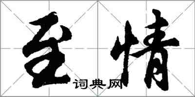 胡問遂至情行書怎么寫