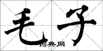 翁闓運毛子楷書怎么寫