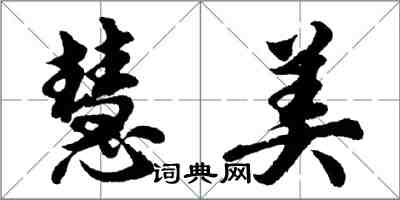 胡問遂慧美行書怎么寫