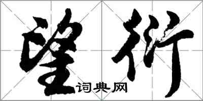 胡問遂望衍行書怎么寫