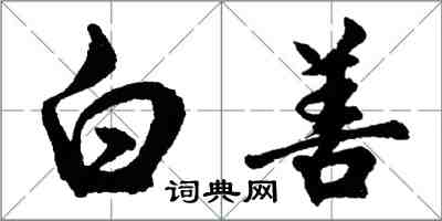 胡問遂白善行書怎么寫