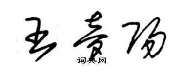 朱錫榮王夢陽草書個性簽名怎么寫