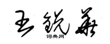 朱錫榮王銳華草書個性簽名怎么寫