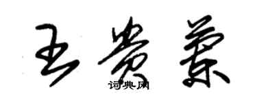 朱錫榮王貴蘭草書個性簽名怎么寫