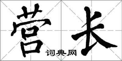 翁闓運營長楷書怎么寫