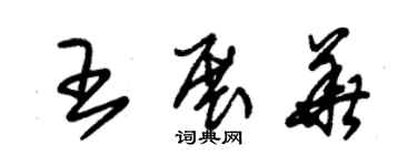 朱錫榮王展華草書個性簽名怎么寫