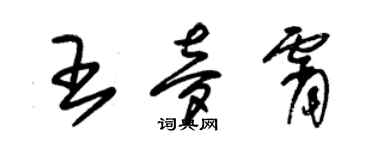 朱錫榮王夢霄草書個性簽名怎么寫