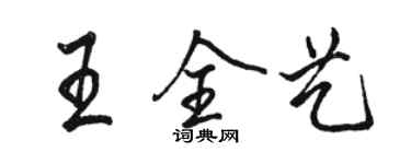 駱恆光王全藝行書個性簽名怎么寫