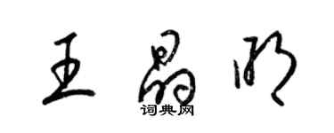 梁錦英王晶明草書個性簽名怎么寫