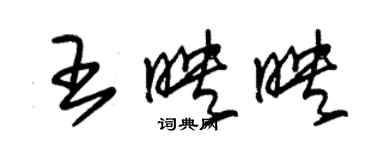 朱錫榮王映映草書個性簽名怎么寫