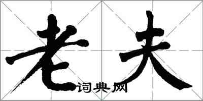 翁闓運老夫楷書怎么寫