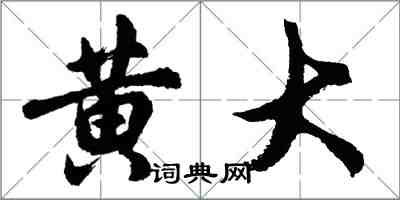 胡問遂黃大行書怎么寫