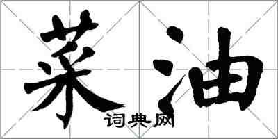 翁闓運菜油楷書怎么寫