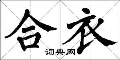 翁闓運合衣楷書怎么寫