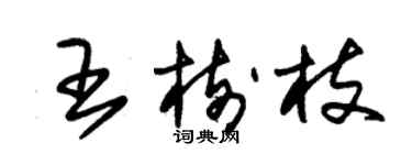朱錫榮王樹枝草書個性簽名怎么寫