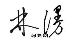 駱恆光林漫草書個性簽名怎么寫