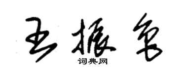 朱錫榮王振魯草書個性簽名怎么寫
