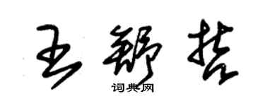 朱錫榮王舒哲草書個性簽名怎么寫