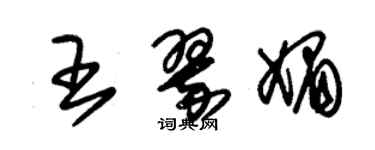 朱錫榮王翠媚草書個性簽名怎么寫