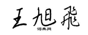 王正良王旭飛行書個性簽名怎么寫