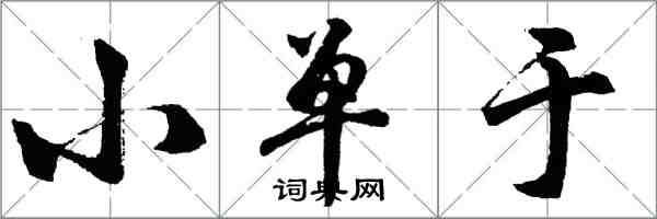 胡問遂小單于行書怎么寫