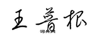 梁錦英王普根草書個性簽名怎么寫