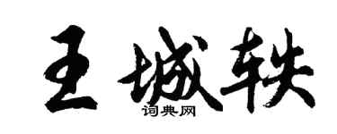 胡問遂王城軼行書個性簽名怎么寫