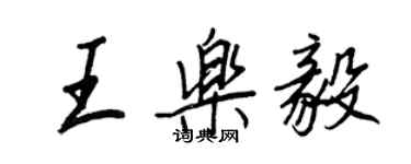 王正良王樂毅行書個性簽名怎么寫